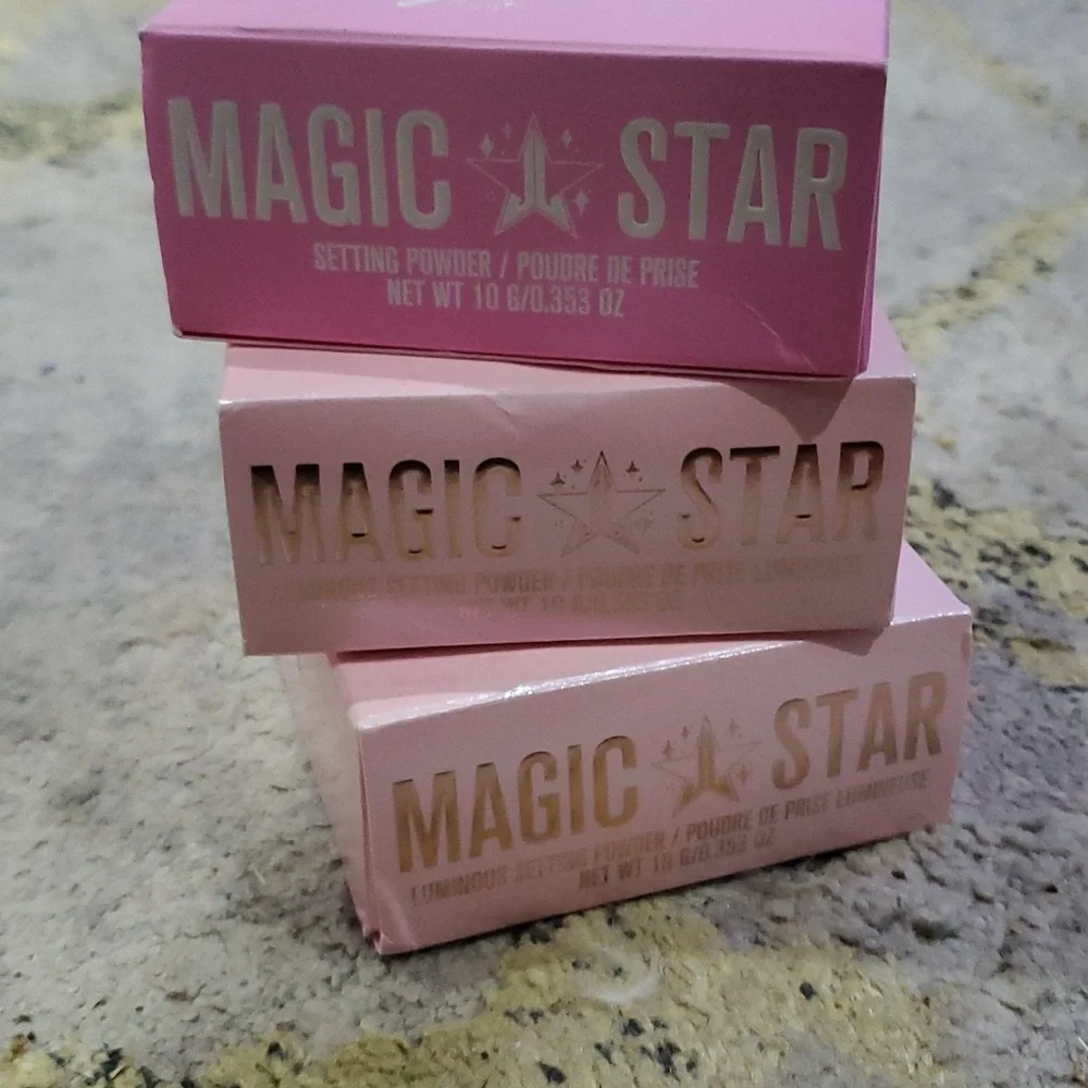 NEW (3) Jeffree Star Magic Star Luminous setting Powder